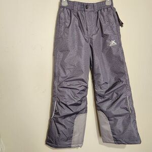 ZeroXposur Snowpants Size 10/12 Youth Gray Ski Boys Girls Snow pants Winter  B8